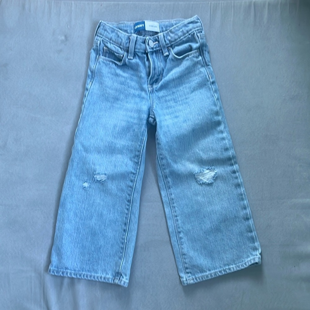 4T wide leg old navy toddler denim jeans